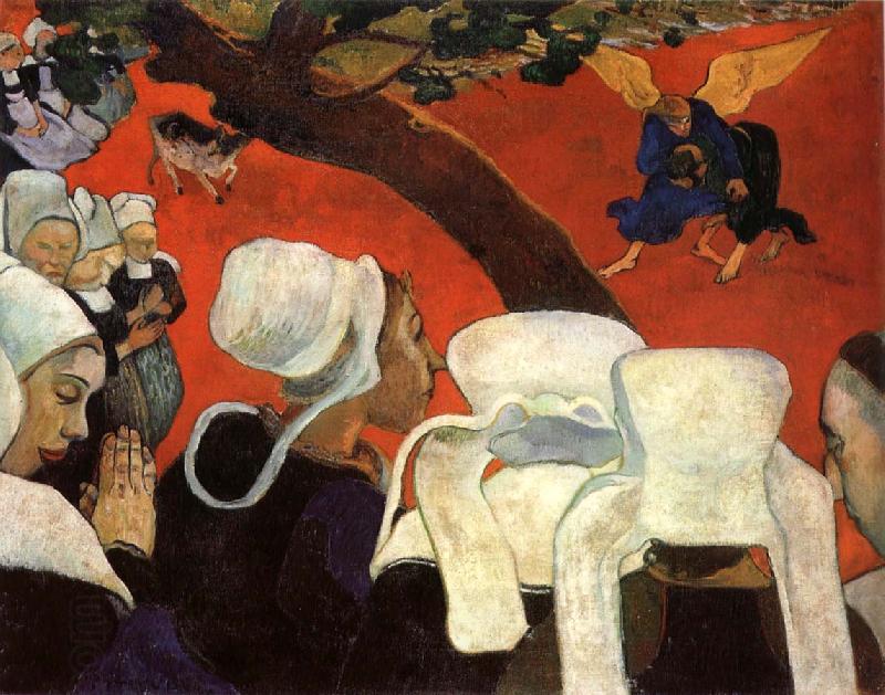 Paul Gauguin The vision for the mass China oil painting art